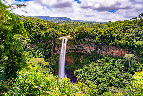 Chamarel-Wasserfall