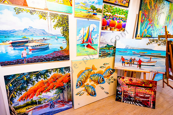 Kunstausstellung in der Hauptstadt Port Louis