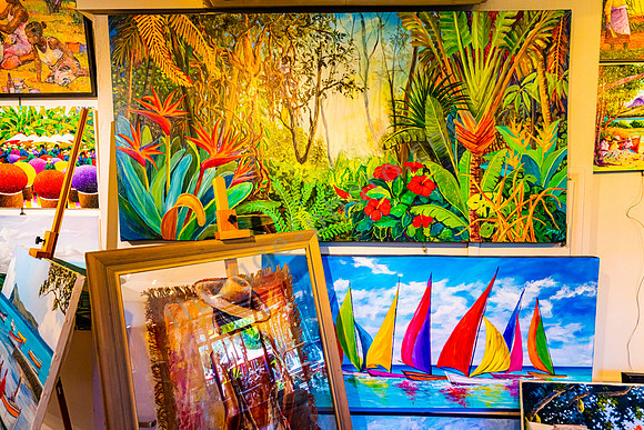 Kunstausstellung in der Hauptstadt Port Louis