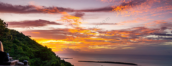 Abendstimmung Lakaz Chamarel Exclusive Lodge