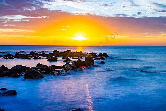 Sonnenuntergang auf Mauritius