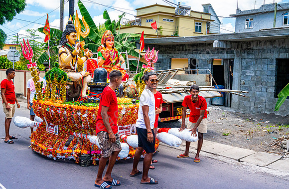 Prozession auf Mauritius