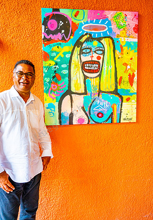 Kunstausstellung im Dinarobin Hotel