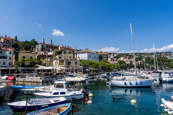 Hafen von Volosko bei Opatija