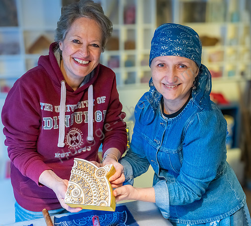 Blaudruck im Museum am Peipussee