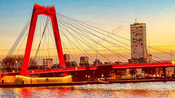 Willemsbrug-Brücke im Rotterdam