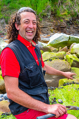 Fossilien-Experte Steve Cousins