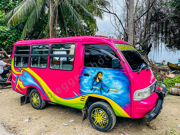 Minibus in Baucau, Ost-Timor