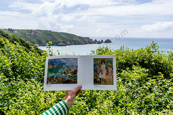 Moulin Huet Bay aus der Sicht von Auguste Renoir