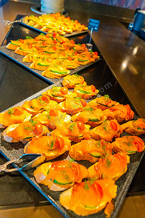 Buffet auf der A-ROSA Sena