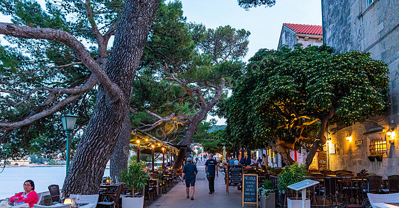Gastro-Meile in Korčula