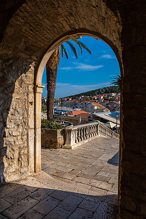 Altstadttor Stadt Korčula.