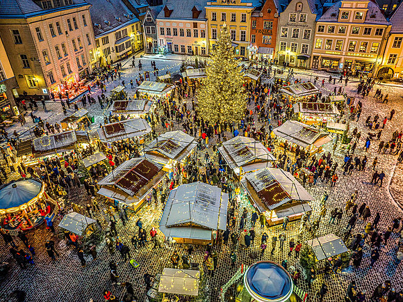 Weihnachtsmarkt in Tallinn