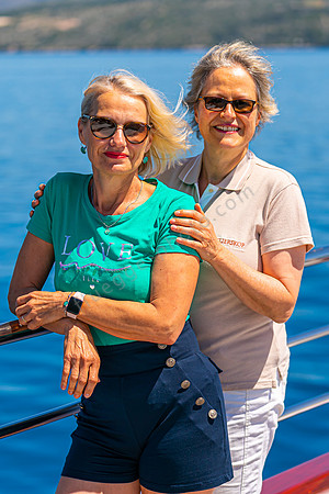 Autorin mit kroatischer Freundin Ranka