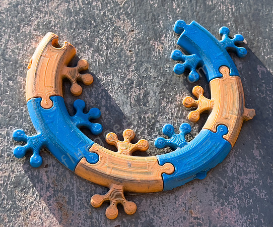 Emblem an den Brückenträger - Hafencity