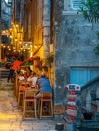 Altstadtszene Korčula.