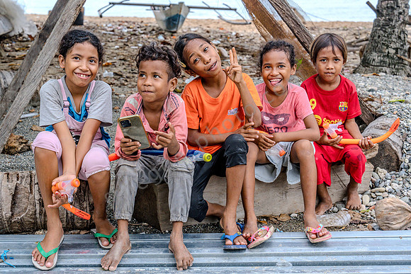 Kinder in Baucau, Ost-Timor