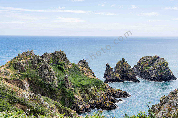 Jerbourg Point und Pea Stacks auf Guernsey