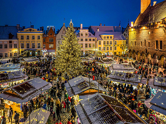 Weihnachtsmarkt in Tallinn