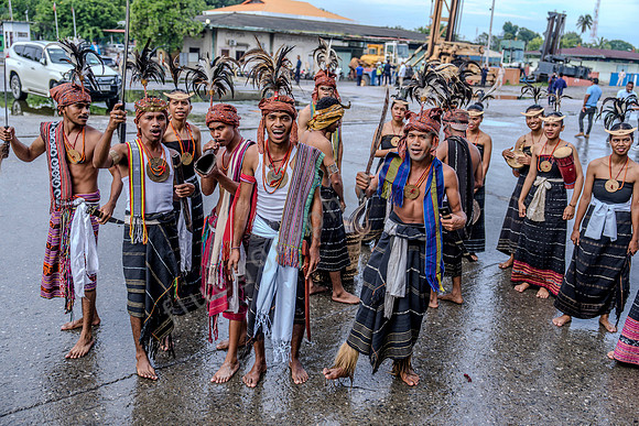 Empfangskomitee in Dili, Ost-Timor