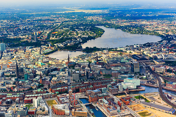 Hamburg aus der Luft